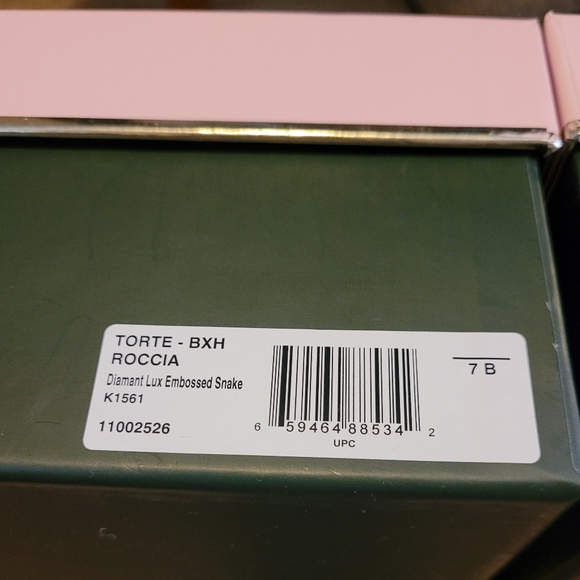 Kate Spade NWT Torte Embossed Snake Flat - Picture 8 of 9